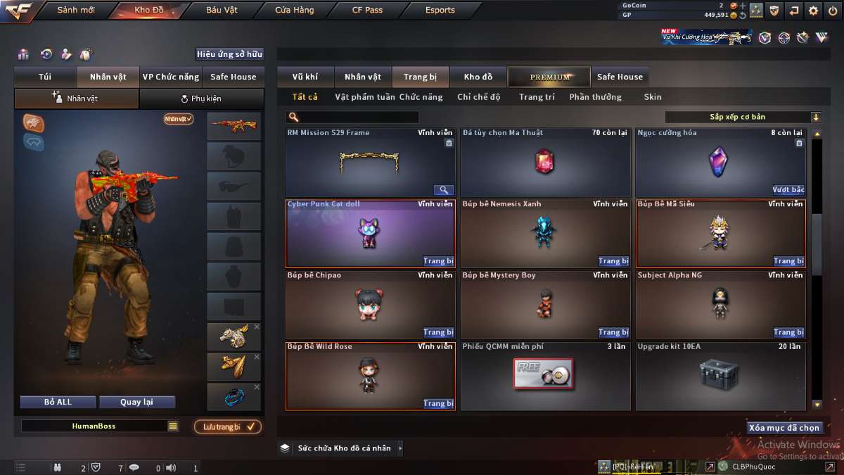 shop acc cf uy tin gia re